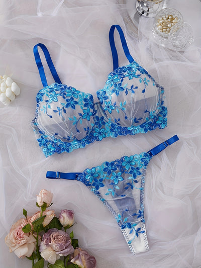 Lingerie Sexy Grande Taille Bleu