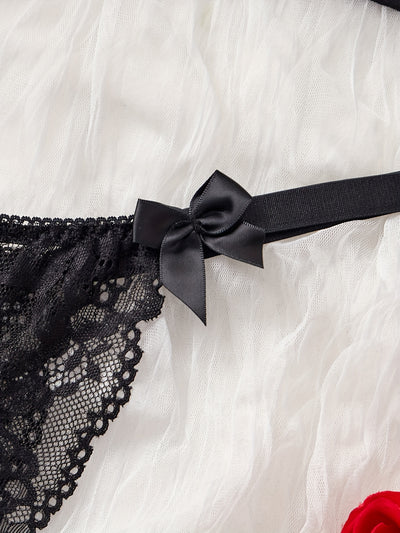 Ensemble Soutien-Gorge Triangle Dentelle Grande Taille