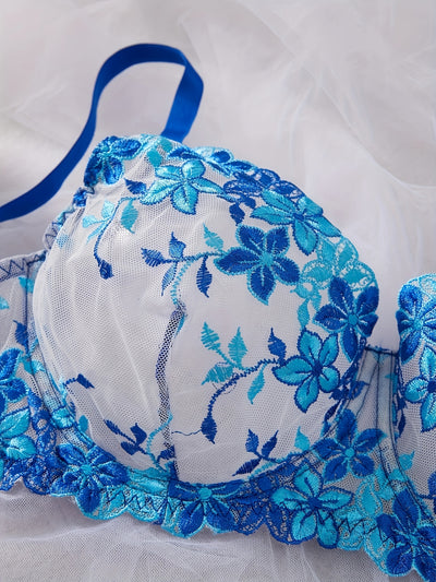 Lingerie Sexy Grande Taille Bleu