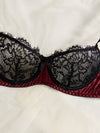 Lingerie Satin Bordeaux Vintage