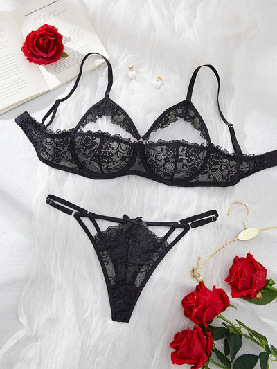Dessous en Dentelle Noir & Coquin