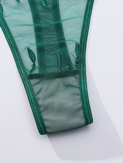 Ensemble Lingerie Grande Taille Vert
