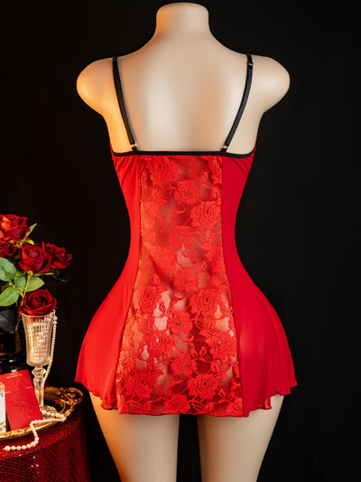 Lingerie Rouge Échancrée