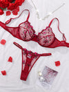 Ensemble Lingerie Rouge Grande Taille
