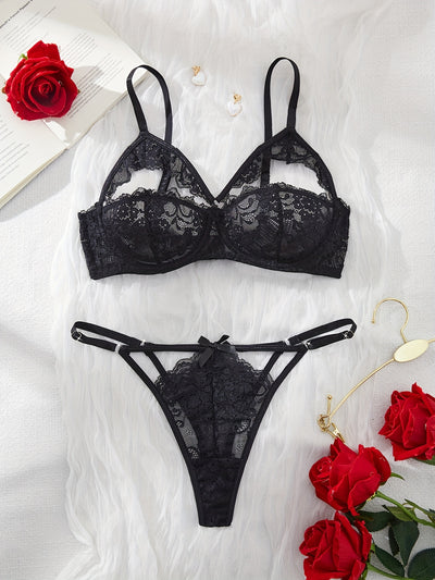 Dessous en Dentelle Noir & Coquin