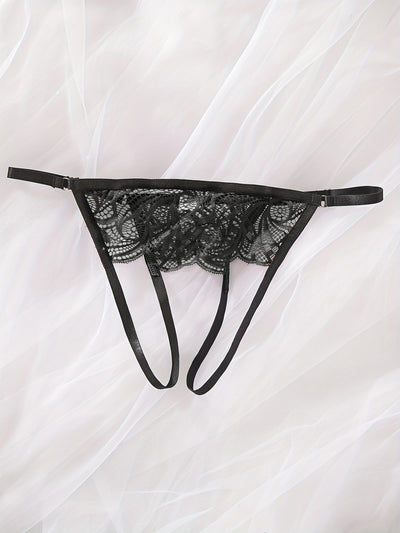 Ensemble de Lingerie en Dentelle avec Jarretières