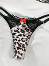Ensemble Lingerie Léopard Dentelle