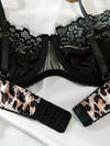 Ensemble Lingerie Léopard Dentelle