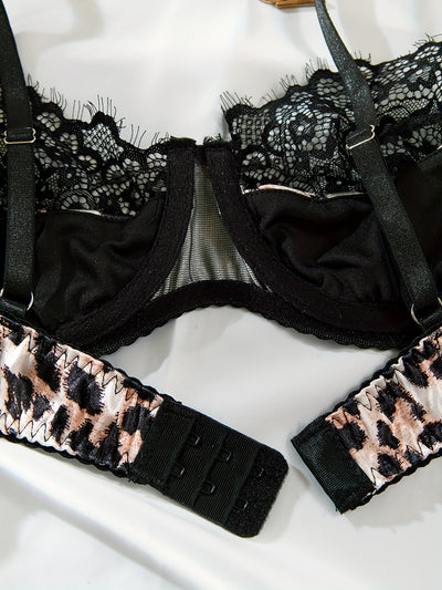 Ensemble Lingerie Léopard Dentelle