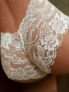 Culotte Taille Haute Dentelle Blanche
