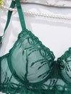 Ensemble Lingerie Grande Taille Vert