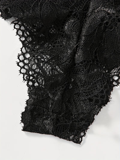 Soutien-Gorge Grande Taille en Dentelle et Shorty