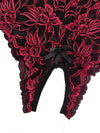 Body Sexy Rouge Grande Taille