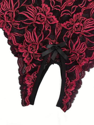 Body Sexy Rouge Grande Taille