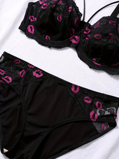 Ensemble Soutien-Gorge Culotte Grande Taille