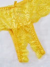 Ensemble Lingerie en Dentelle Entrejambe Ouverte