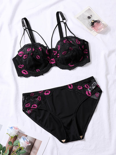Ensemble Soutien-Gorge Culotte Grande Taille
