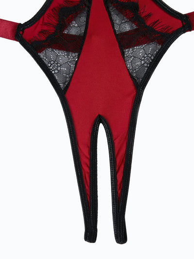 Body Dentelle Sexy Entrejambe Ouverte Grande Taille