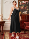 Nuisette Longue Satin & Grande Taille