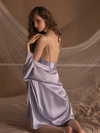 Nuisette en Satin avec Peignoir