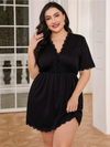 Chemise de Nuit Courte Grande Taille