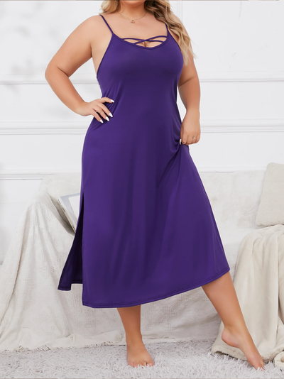 Chemise de Nuit Longue Grande Taille