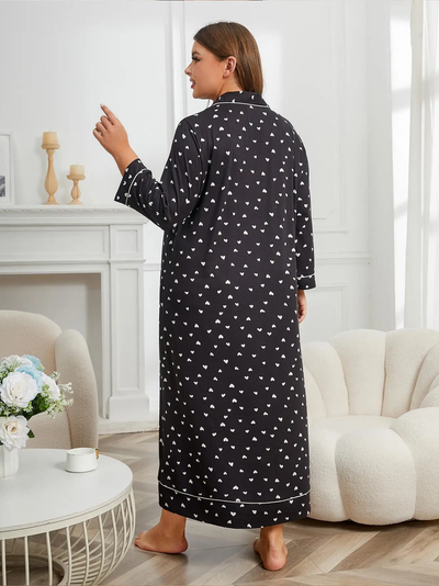 Nuisette Longue Grande Taille Pyjama
