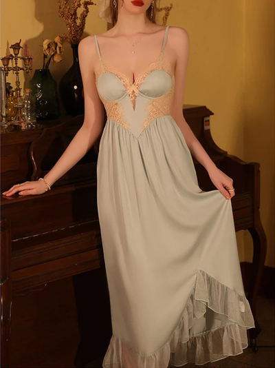 Nuisette Longue avec Corset