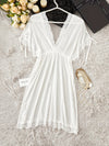 Chemise de Nuit Romantique Blanche