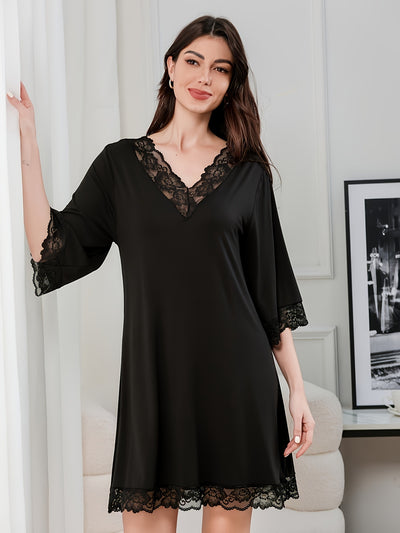 Chemise de Nuit Romantique & Décontractée