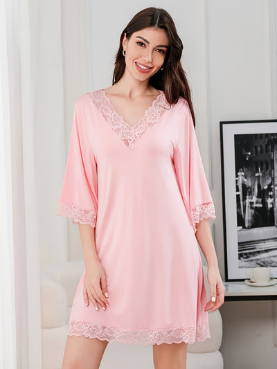 Chemise de Nuit Romantique & Décontractée