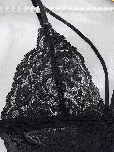Body en Dentelle Transparent pour Femme