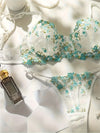 Lingerie Coquine Transparente à Fleurs