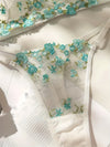 Lingerie Coquine Transparente à Fleurs