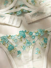 Lingerie Coquine Transparente à Fleurs