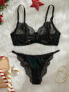 Ensemble Lingerie Coquine Transparente Vintage