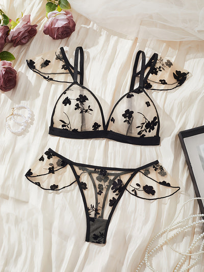 Lingerie Coquine Transparente avec Bustier