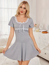 Robe Chemise de Nuit Romantique en Dentelle