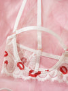 Lingerie Coquine Transparente à Trous