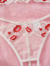 Lingerie Coquine Transparente à Trous