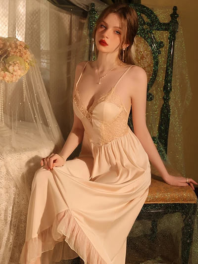 Nuisette Longue avec Corset
