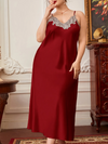 Nuisette Longue Satin & Grande Taille